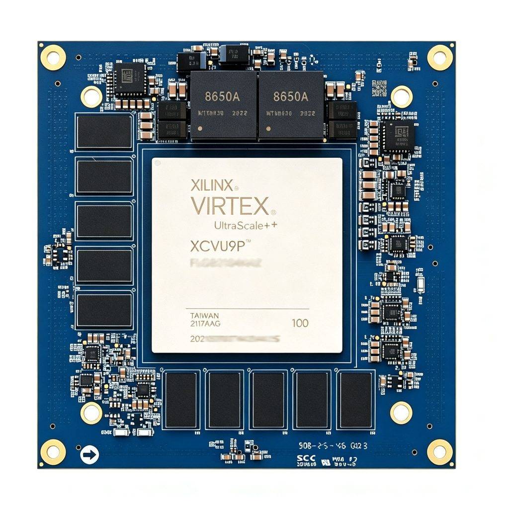 AMD Xilinx XCVU9P Virtex UltraScale+ FPGA 超高速光 SoM